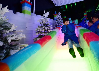 大型創(chuàng)意冰雕藝術(shù)出租彩繪冰雕展覽租賃